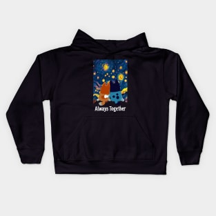 BLUEY ALWAYS TOGETHER Kids Hoodie